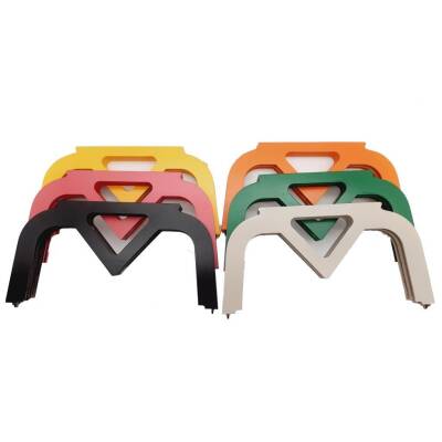 Angel Çanta Aksesuar 26 Cm vizon Renk Ahşap Burs, Ahşap Klips - 5
