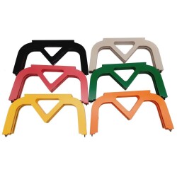 Angel Çanta Aksesuar 26 Cm vizon Renk Ahşap Burs, Ahşap Klips - 6