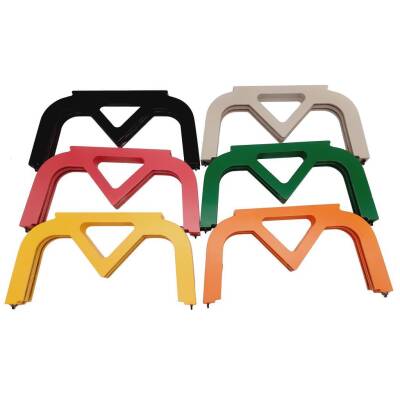 Angel Çanta Aksesuar 26 Cm vizon Renk Ahşap Burs, Ahşap Klips - 6