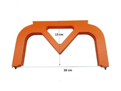 Angel Çanta Aksesuar 26 Cm Yeşil Renk Ahşap Burs, Ahşap Klips - 4