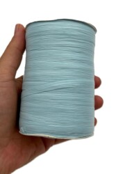 Angel Çanta Aksesuar 36 Numara Buz Mavi Renk Angel Soft Rafya, Saten Rafya 100 gr 200 Metre - Angel Çanta Aksesuar