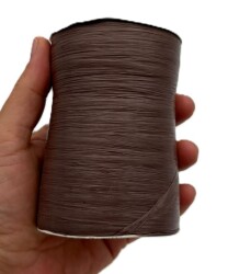 Angel Çanta Aksesuar 38 Numara Acı Kahve Renk Angel Soft Rafya, Saten Rafya 100 gr 200 Metre - Angel Çanta Aksesuar