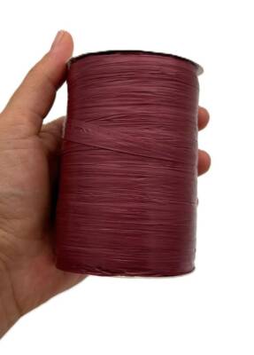 Angel Çanta Aksesuar 62 Numara Bordo Renk Angel Soft Rafya, Saten Rafya 100 gr 200 Metre - 1