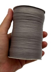 Angel Çanta Aksesuar 64 Numara Koyu Gri Renk Angel Soft Rafya, Saten Rafya 100 gr 200 Metre - Angel Çanta Aksesuar