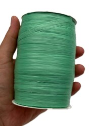 Angel Çanta Aksesuar 84 Numara Açık Yeşil Renk Angel Soft Rafya, Saten Rafya 100 gr 200 Metre - Angel Çanta Aksesuar