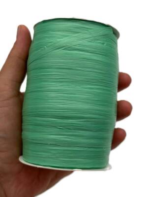 Angel Çanta Aksesuar 84 Numara Açık Yeşil Renk Angel Soft Rafya, Saten Rafya 100 gr 200 Metre - 1