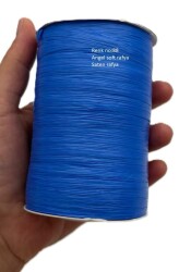 Angel Çanta Aksesuar 88 Saks Mavi Numara Angel Soft Rafya, Saten Rafya 100 gr 200 Metre - Angel Çanta Aksesuar