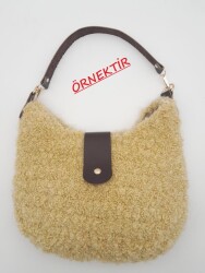 Angel Çanta Aksesuar Buklet Boucle İp Kiremit Renk No:015 - 2