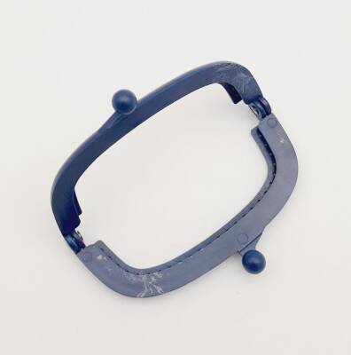 Angel Çanta Aksesuar 9 cm Plastik Cüzdan Klipsi Lacivert Renk - 2