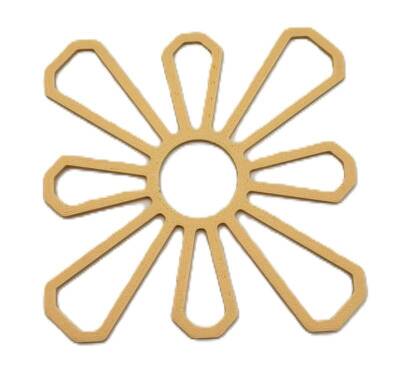 Angel Çanta Aksesuar Motif Aparatı Bej Renk 1 Adet (Çiçek kanvas) - 2