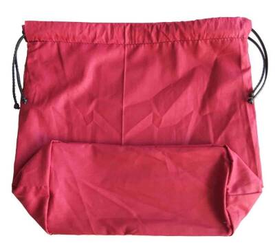 Angel Çanta Aksesuar Örgü Çantaya Hazır Astar Tabanlı Büzgülü 22X12Cm Bordo - 1
