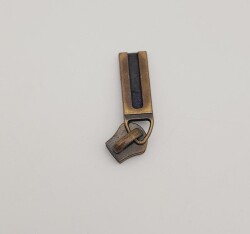 Angel Çanta Aksesuar Antik Renk 4 Cm Fermuar Başı - 2