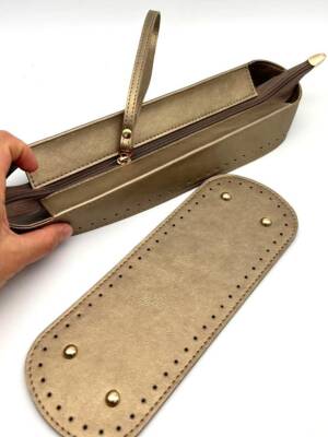 Angel Çanta Aksesuar Gold Renk Nez Model Clutch Çanta Yapım Seti - 2