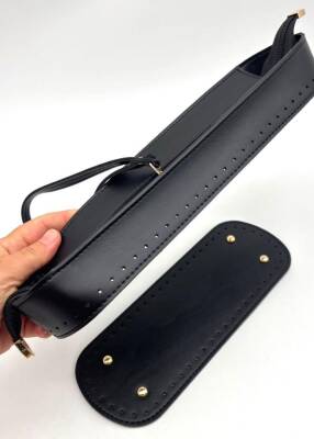 Angel Çanta Aksesuar Siyah Renk Nez Model Clutch Çanta Yapım Seti - 2