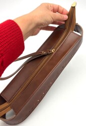 Angel Çanta Aksesuar Taba Renk Nez Model Clutch Çanta Yapım Seti - 4