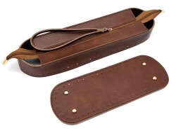 Angel Çanta Aksesuar Taba Renk Nez Model Clutch Çanta Yapım Seti - 5