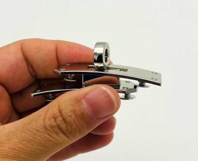 Angel Çanta Aksesuar 6 Cm Geçmeli Gümüş Kilit - 2