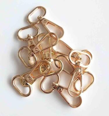 Angel Çanta Aksesuar 10Lu Light Gold Renk 2 Cm Kanca - 1