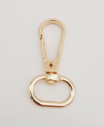Angel Çanta Aksesuar 1.5 Cm Light Gold Renk Kanca 1 Adet - Angel Çanta Aksesuar