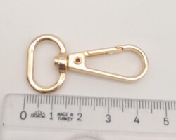 Angel Çanta Aksesuar 1.5 Cm Light Gold Renk Kanca 1 Adet - 3