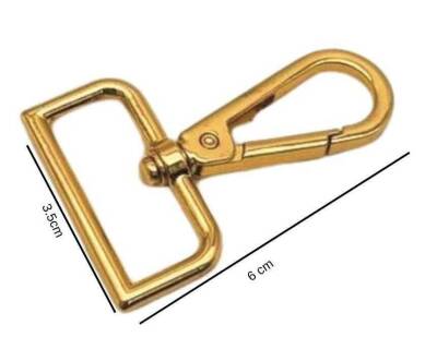 Angel Çanta Aksesuar 3.5 cm Light Gold Renk Kanca 1 Adet - 1