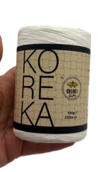 Angel Çanta Aksesuar Koreka Rafya Beyaz Renk - Angel Çanta Aksesuar