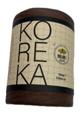 Angel Çanta Aksesuar Koreka Rafya Koyu Kahve Renk - Angel Çanta Aksesuar