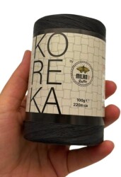 Angel Çanta Aksesuar Koreka Rafya Siyah Renk - Angel Çanta Aksesuar