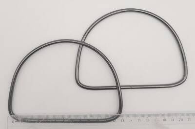 Angel Çanta Aksesuar 12.5 cm D Model Füme Renk Metal Çanta Tutma Sapı - 2