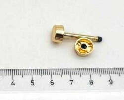 Angel Çanta Aksesuar 3.6 Cm Vidalı Böce Golden Renk (Halter) 2 Adet - 2