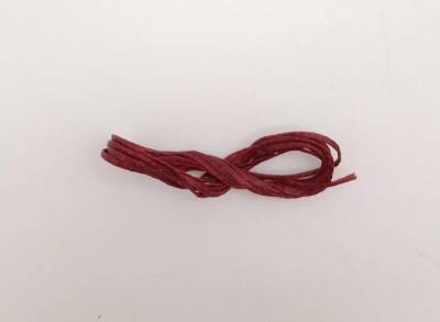 Angel Çanta Aksesuar Bordo Mumlu Deri Dikme İpi 1 Metre - 1