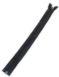 Angel Çanta Aksesuar Siyah Renk 35 Cm Plastik Diş Fermuar F1 - Angel Çanta Aksesuar