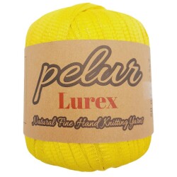 Angel Çanta Aksesuar Pelur Lurex Simli Ribbon İp Sarı Renk - 2