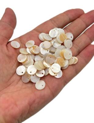 Angel Çanta Aksesuar 1 Cm Sedef Pul 30 Gram (Ortalama 100 adet) - 1