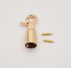 Angel Çanta Aksesuar 12 mm Light Gold Renk Kancalı Kovan 1 Adet - 2