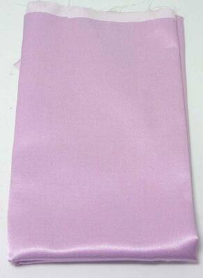 Angel Çanta Aksesuar 120X50 Cm Pamuklu Saten Astarlık Kumaş Lila - 1