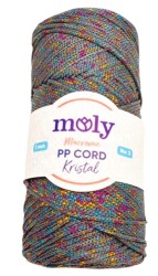 Angel Çanta Aksesuar Moly Yarn 200 Gr Simli Polyester Makrome No:1279 - Angel Çanta Aksesuar