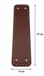 Angel Çanta Aksesuar Suni Deri 37x10 cm Dikdörtgen Çanta Taban Taba Renk Silvery Aparatlı - Angel Çanta Aksesuar