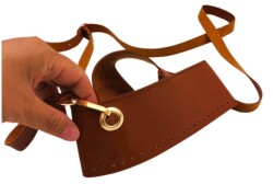 Angel Çanta Aksesuar Kapsül Model Taba Renk Çanta Yapım Seti Light Gold Metalli - 3