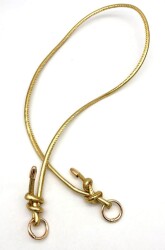 Angel Çanta Aksesuar 85 Cm Düğüm Model Golden Renk 5 Mm Tek Çanta Sapı Light Golden Metalli - Angel Çanta Aksesuar