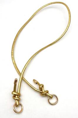 Angel Çanta Aksesuar 85 Cm Düğüm Model Golden Renk 5 Mm Tek Çanta Sapı Light Golden Metalli - 1