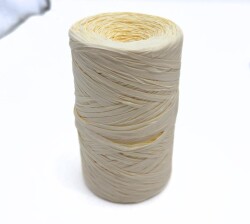 Angel Çanta Aksesuar Koyu Krem Renk Angel Rafya İp (Eva Yarn) - Angel Çanta Aksesuar
